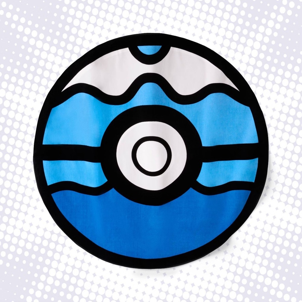 Pokemon Ultimate Dive Ball Beach Towel Pokémon x Target Exclusive NWT 60x60 Poke